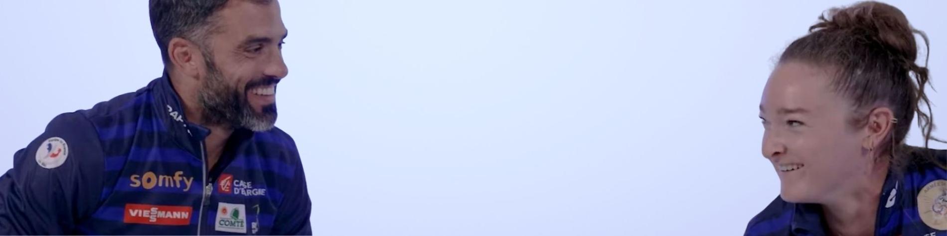 Lou Jeanmonnot et Simon Fourcade relèvent le défi Winter body